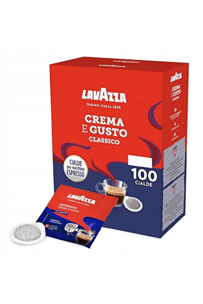LavAzza Crema e Gusto Classico pliculețe de cafea ESE 100 bucăți, puternică, ...