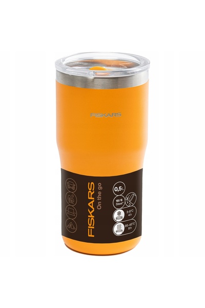 FiSKARS Cană termică ON-THE-GO pentru cafea și ceai, termos etanș 500 ml