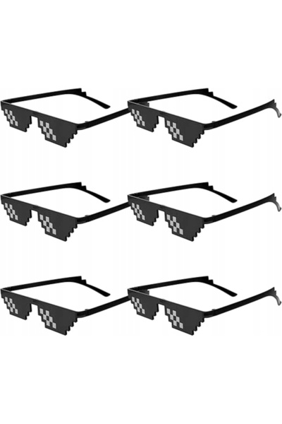 Pixel Ochelari PIKSELOWE Mozaic, 3 bucăți, unisex, pentru petrecere