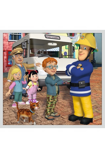 Trefl 90356 10w1 puzzle Pompierul Sam