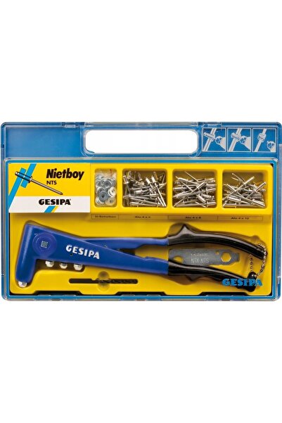 NO BRAND GESIPA NTX Clește de nituit solid manual + Kit de nituri