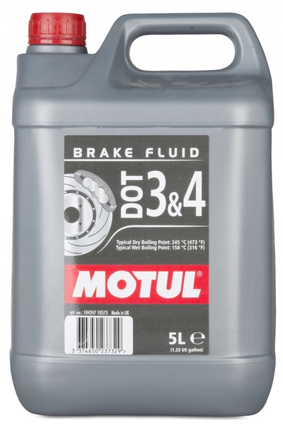 Motul Lichid de frână sintetic DOT 3 DOT 4 5L
