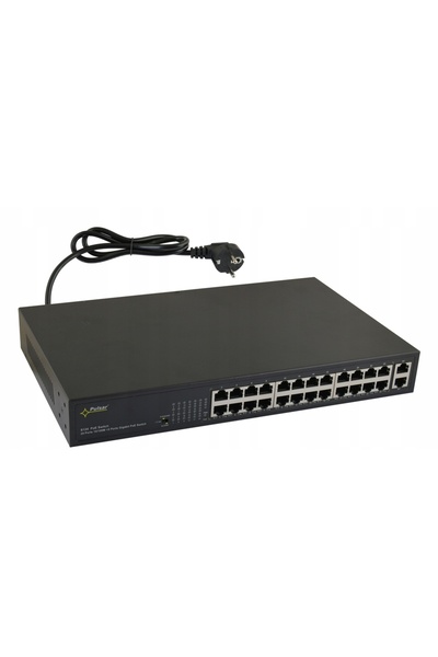 Pulsar Switch cu 26 de porturi pentru 24 de camere IP S124