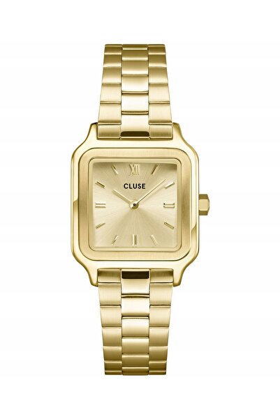 NO BRAND Ceas de damă pătrat auriu CLUSE CW11802 elegant subțire 24mm + CUTIE