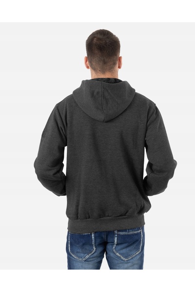 NO BRAND Hanorac călduros pentru bărbați, căptușit cu blană 2364-3 6XL