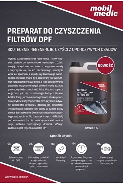 NO BRAND MOBIL MEDIC LICHID DE CURĂȚARE PENTRU FILTRE DPF FAP 5 L