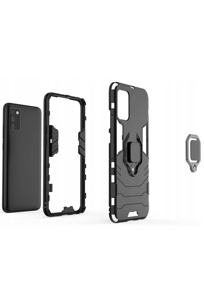 NO BRAND Husă Alogy Stand Ring Armor pentru Samsung Galaxy A02s/ A03s 164mm n...