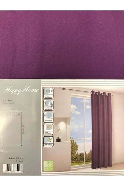 NO BRAND Perdea Happy Home " 40110 " 140cm x 235 cm, mov - 1 bucată