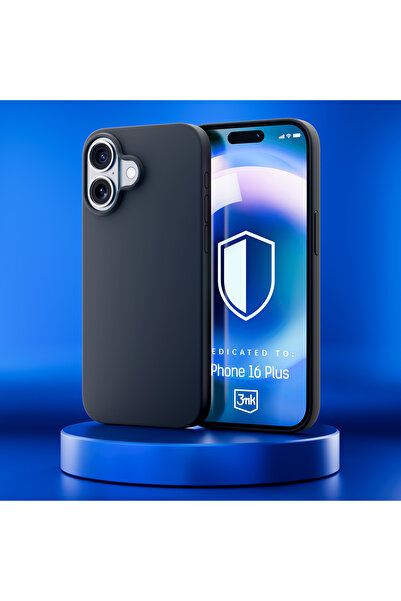 3MK Huse de protecție Etui Hardy Silicone MagCase Graphite pentru iPhone 16 Plus