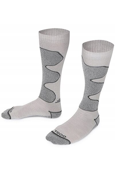 NO BRAND Șosete calde de schi Todo ULTIMATE SKI Merino 43-46, culoare gri-cen...