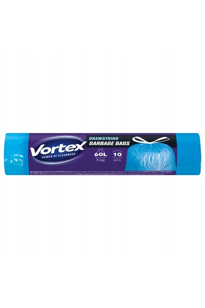 Vortex Bandă adezivă rezistentă pentru deșeuri, 60L, albastră, 32x10 unități