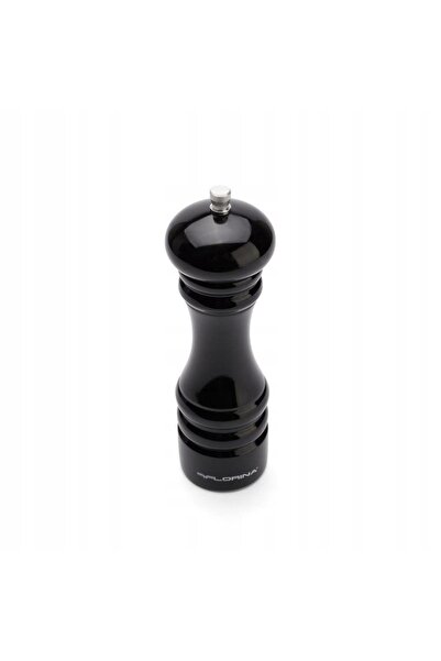FLORINA Râșniță de sare clasică din lemn negru, 18 cm