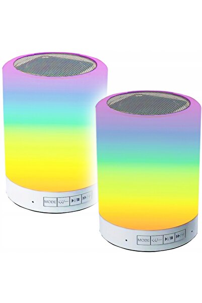 NO BRAND 2x CADOU PENTRU COPII/ADOLESCENȚI LAMPĂ LED RGB COLORATĂ DIFUZOR BLU...