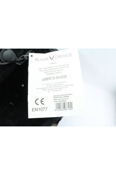 NO BRAND Casca de schi Black Crevice Arlberg cu 2 viziere Negru M/L 58-61 cm