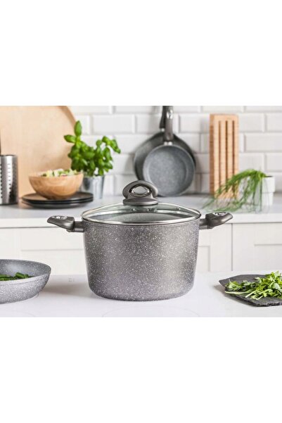 NO BRAND Set de oale și cratițe din aluminiu Valdinox Rock, 7 piese. inducție...