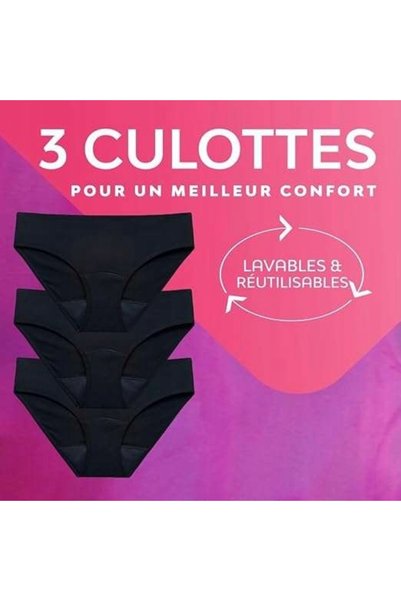 NO BRAND Lenjerie intimă menstruală reutilizabilă Nana, pentru flux abundent ...