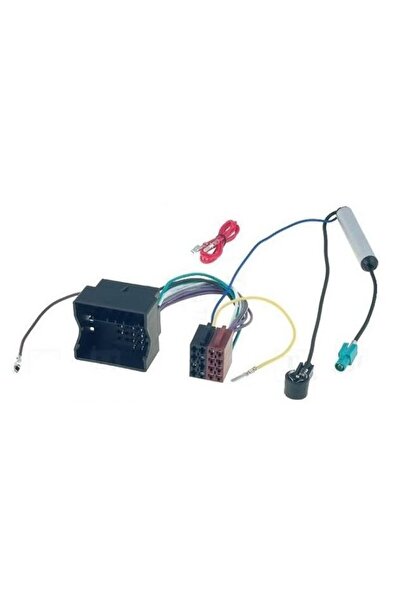 NO BRAND Splitter amplificator antenă + Adaptor ISO AUDI SEAT SKODA VW din 2003