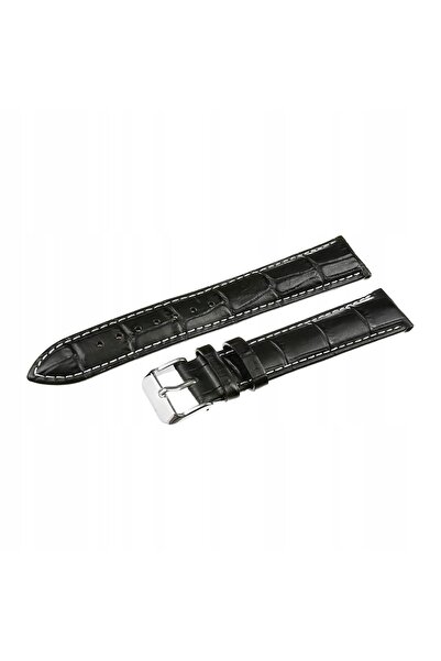 PACIFIC W87L - Negru - 18mm - Curea de ceas din piele
