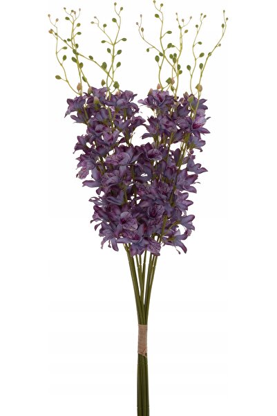 NO BRAND 12 bucăți de orhidee thailandeză „Grape” violet, ramură cu flori art...