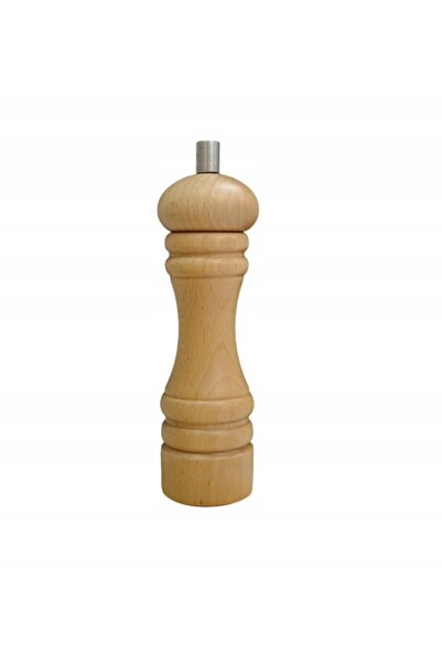 NO BRAND Râșniță de piper și sare din lemn, manuală, 18cm