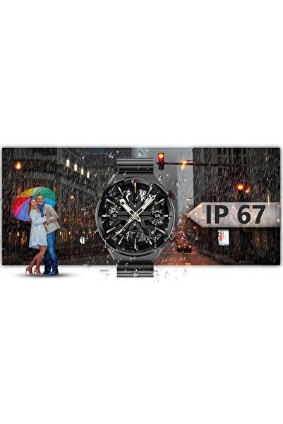 Rubicon Smartwatch sr046b NEGRU negru