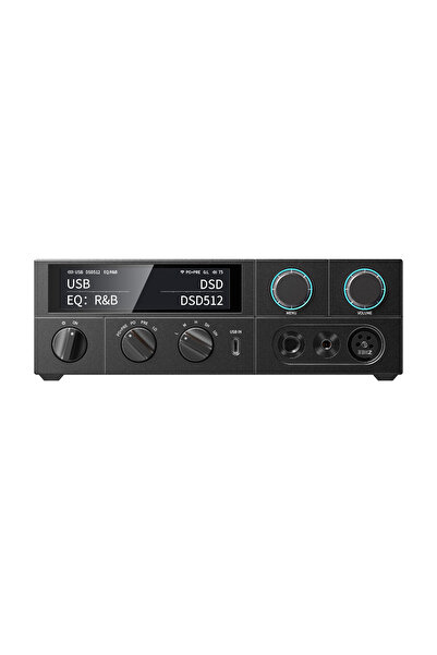 FiiO K15 AMPLIFICATOR DE CĂȘTI CONVERTOR DAC DE ÎNALTĂ REZOLUȚIE DE BĂRĂ NEGRU