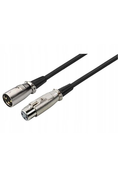 Monacor Cablu prelungitor microfon XLR 3 pini MEC-20/SW 6m