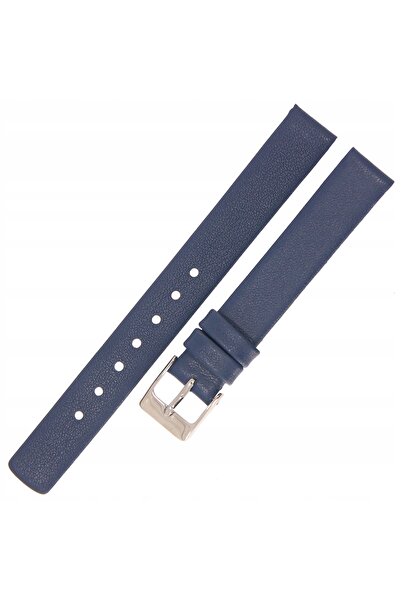 NO BRAND HORIDO 1158 - ALBASTRU MARIN - 12mm - Curea de ceas din piele