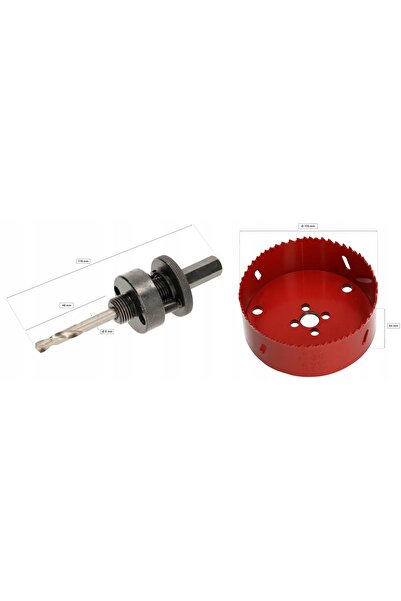 NO BRAND CAROTIERĂ BIMETALICĂ 105MM 4.1/8' CORONAS PERFURADORAS