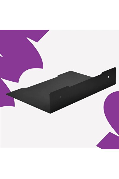 NO BRAND Etajeră de perete metalică suspendată ROUTER DECODER CONSOLE 30cm Su...