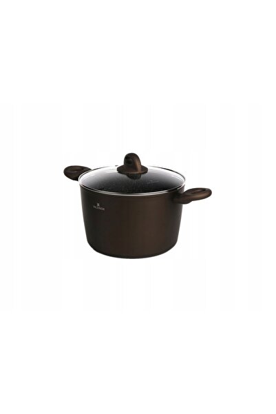 NO BRAND Oală cu capac marmorată pentru inducție și gaz Valdinox Aurum 24 cm 6 L
