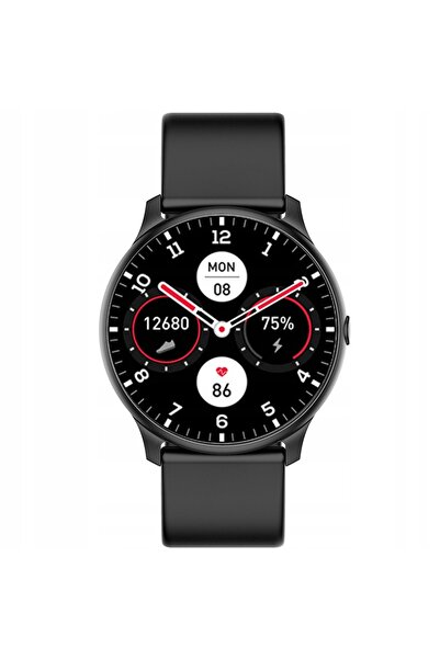 Rubicon Smartwatch RNCE61 negru AMOLED notificări ritm cardiac pedometru