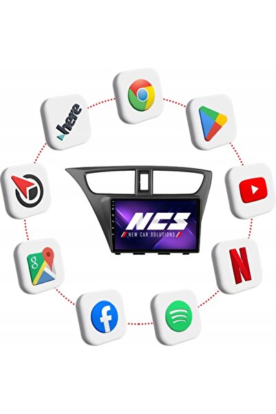 NO BRAND SISTEM AUDIO AUTO NCS RS-305 HONDA CIVIC IX 2012-2017 NAVIGAȚIE ANDROID