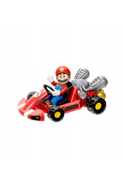 Jakks Pacific Super Mario - Vehicul + figurină Mario - 41768