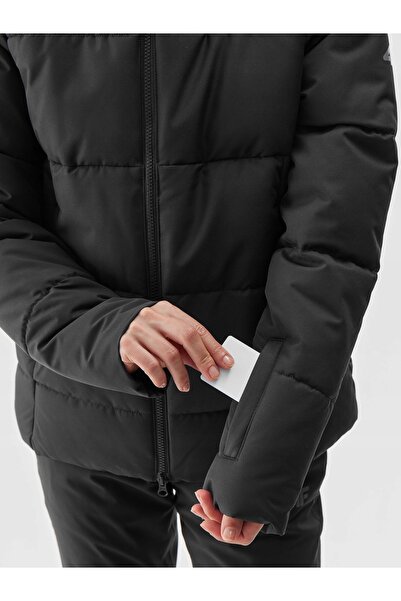 4F Geacă de schi cu membrană pentru femei TJAF573 negru 20S XXL