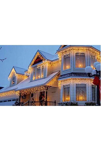 NO BRAND SOPLE Lumini LED de Crăciun tip Perdea Alb Cald 22M 500 LED-uri