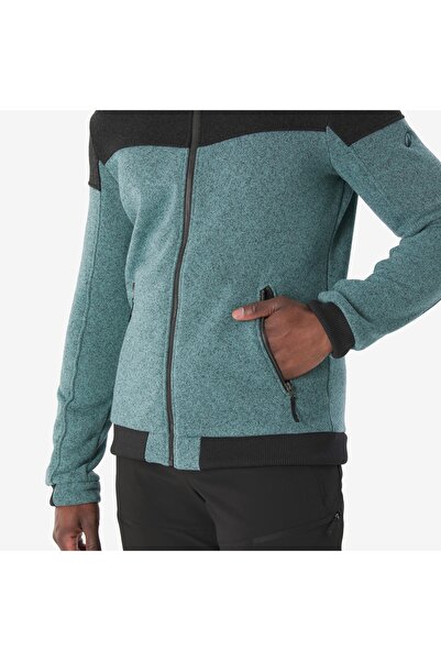 NO BRAND Quechua NH100 Fleece polar călduros pentru bărbați, turistic