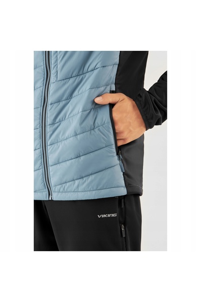 Viking Geacă bărbătească cu izolație termică Primaloft Blast 0908 negru-cenuș...