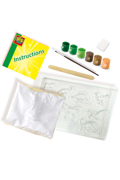 SES Creative SES Gips turnat cu vopsele dinozauri 01403 14032