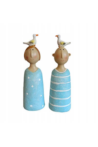 NO BRAND Figurine decorative cuplu doamnă și domnul Mewy