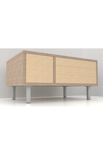 NO BRAND 4 x PICIOR DE MOBILIER DIN ALUMINIU H 150 MM ALU