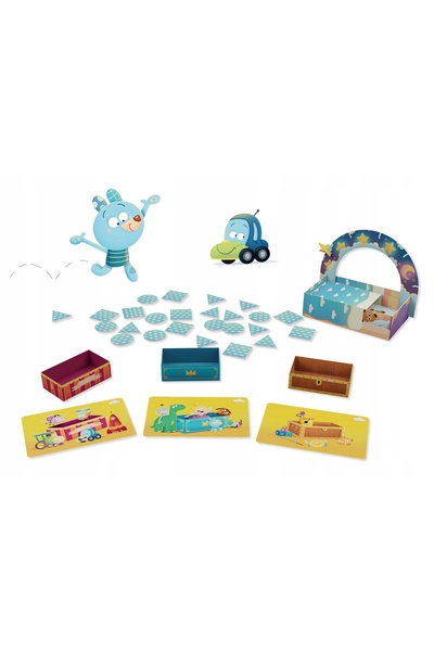 NO BRAND Joc Pură distracție Granna 3 + educativ pentru curățarea memoriei 3D