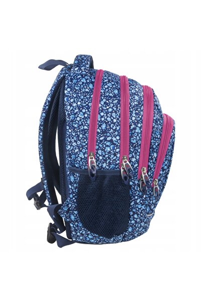 NO BRAND Rucsac școlar albastru DERFORM + Căști GRATUITE