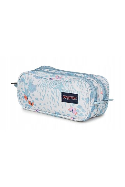 Jansport Etui mare pentru accesorii, penar cu două compartimente - câmpuri în...