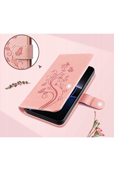 NO BRAND Husă din piele tip portofel pentru iPhone 15 Pro, elegantă și la modă