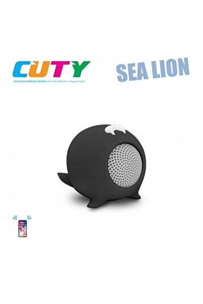 NO BRAND iDance CC10 - Boxă Bluetooth neagră în formă de leu de mare