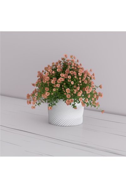 NO BRAND Capac ghiveci decorativ din plastic cu design modern