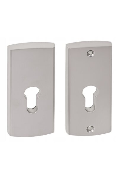 NO BRAND Mâner ușă exterior VIVA satinat 90mm + rozetă superioară