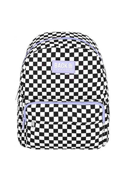 NO BRAND Rucsac școlar BackUP pentru grădiniță, cu model în carouri, set pent...