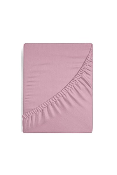NO BRAND Cearșaf de pat cu elastic Nova3 220x200cm, H.30cm Roz închis
